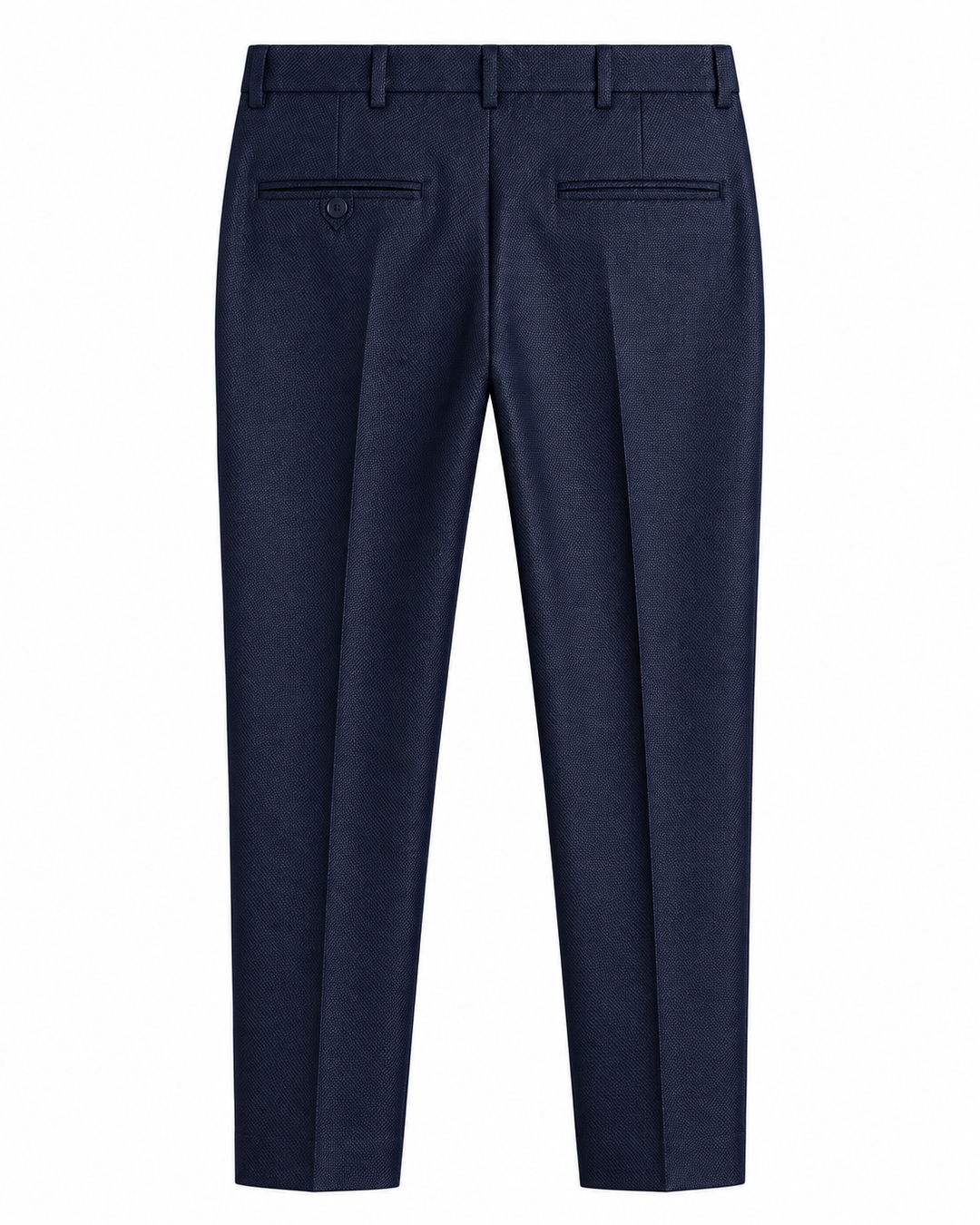 Pantalón Sastre Azul Marino Texturizado – Slim