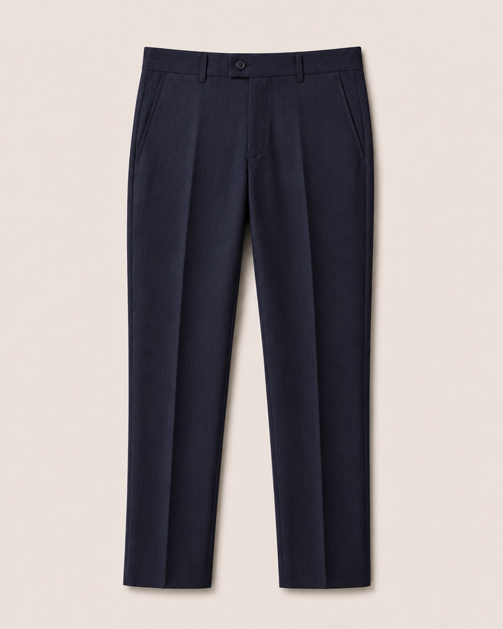 Traje hombre  azul oscuro con raya tiza Salvatore