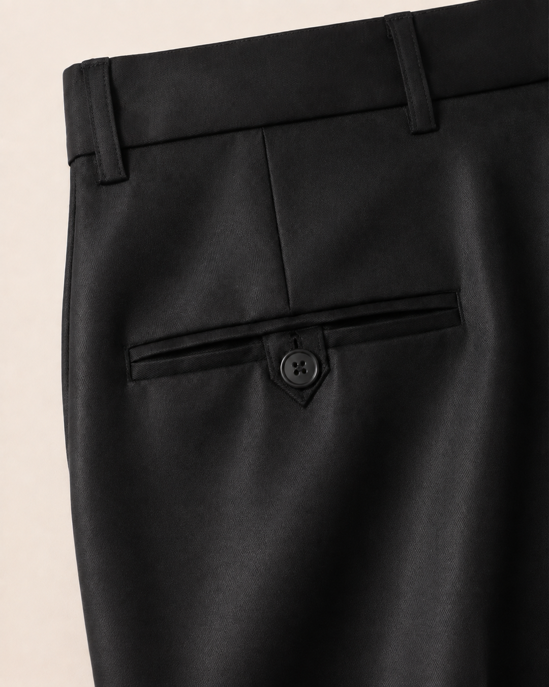 Pantalón Hombre pantalón sastrero  tencel Negro