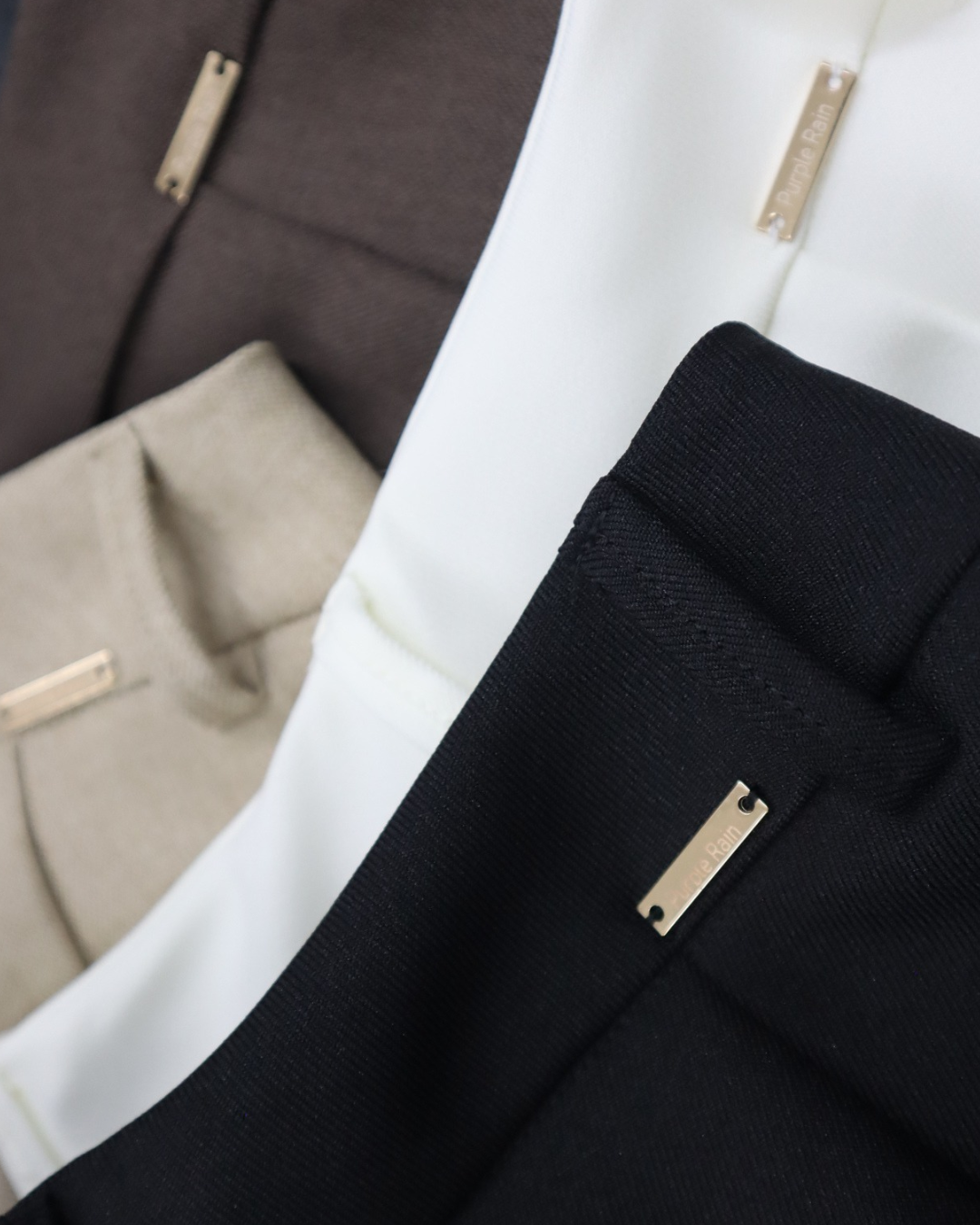Pantalón Sastre para Mujer de Tiro Alto con Botones Forrados