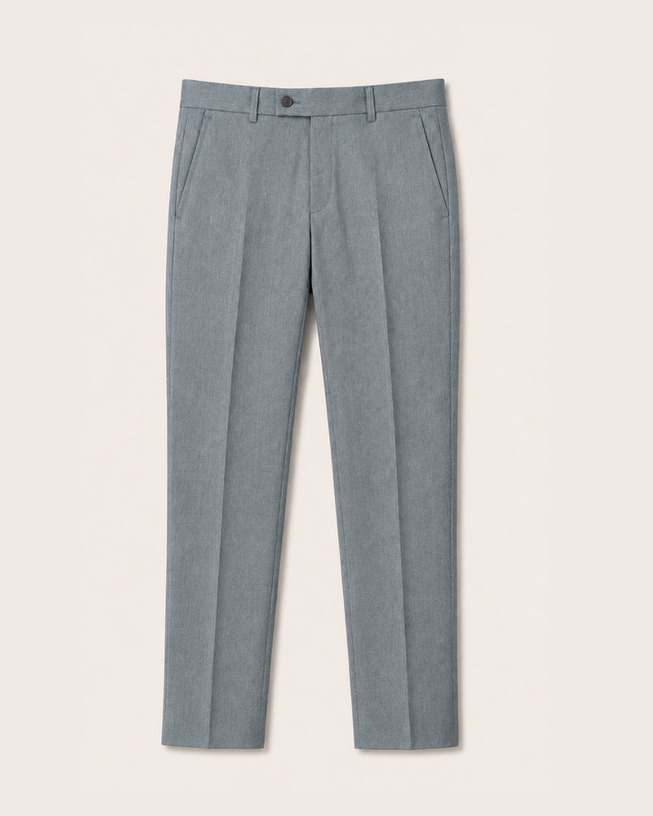 Pantalón tipo sastre silueta recta Gris glazer