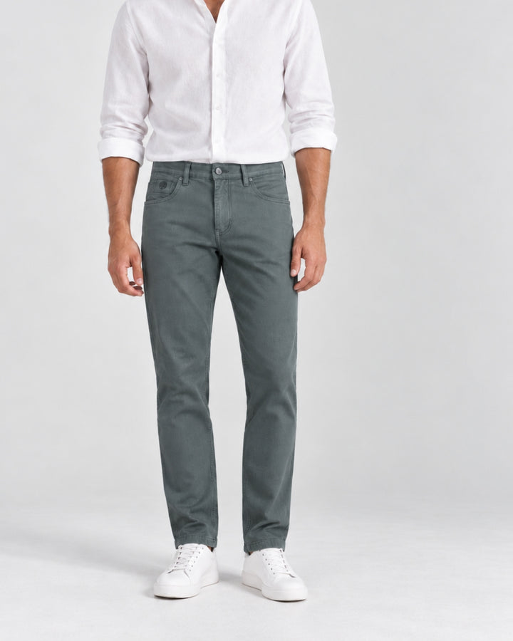Pantalón Hombre Drill Premium Texturizado Semi Entubado