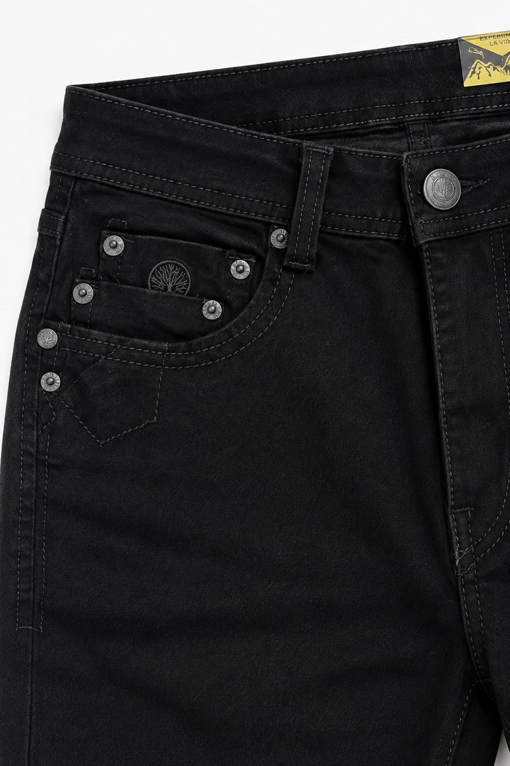 Jean Hombre Skinny Fit Negro| Purple Rain