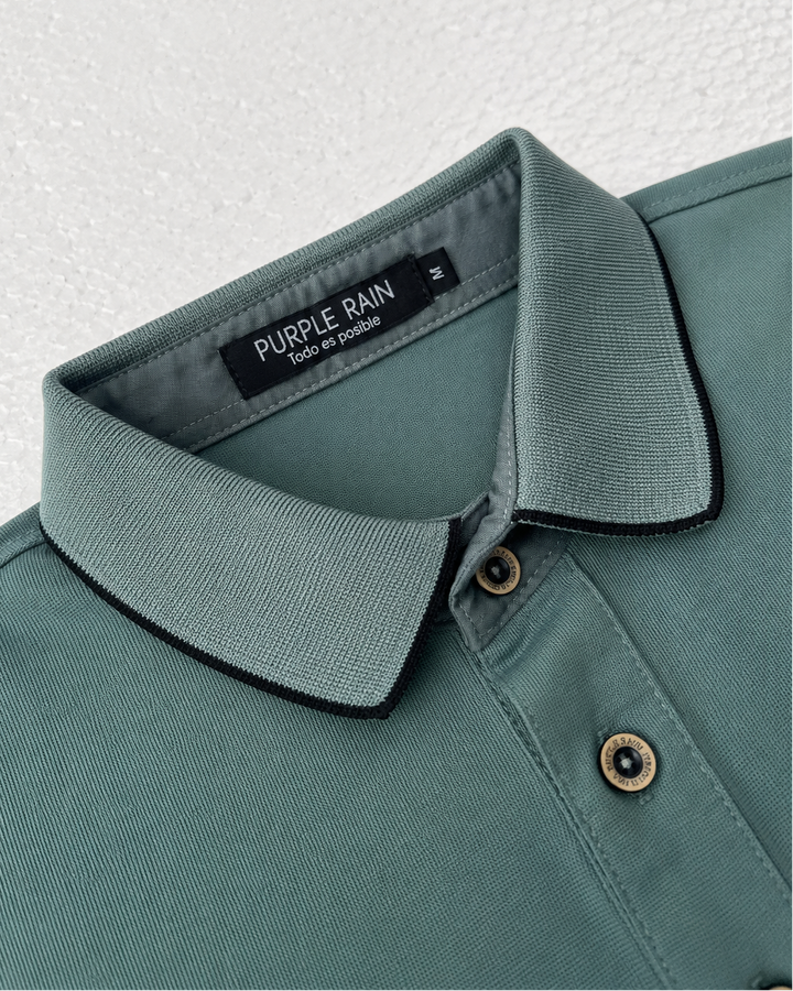camiseta tipo polo hombre