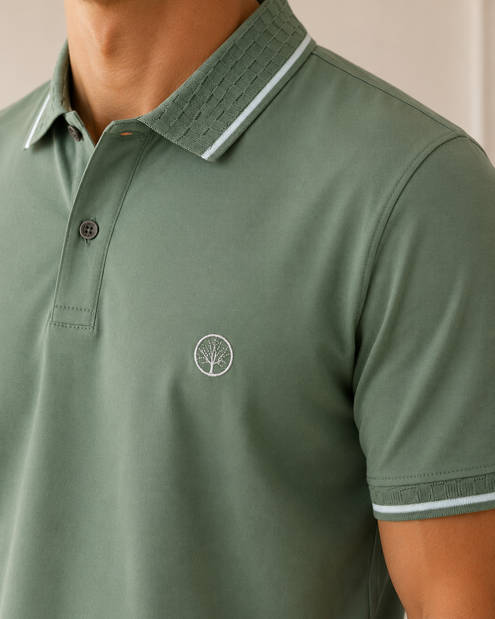 polo stretch hombre