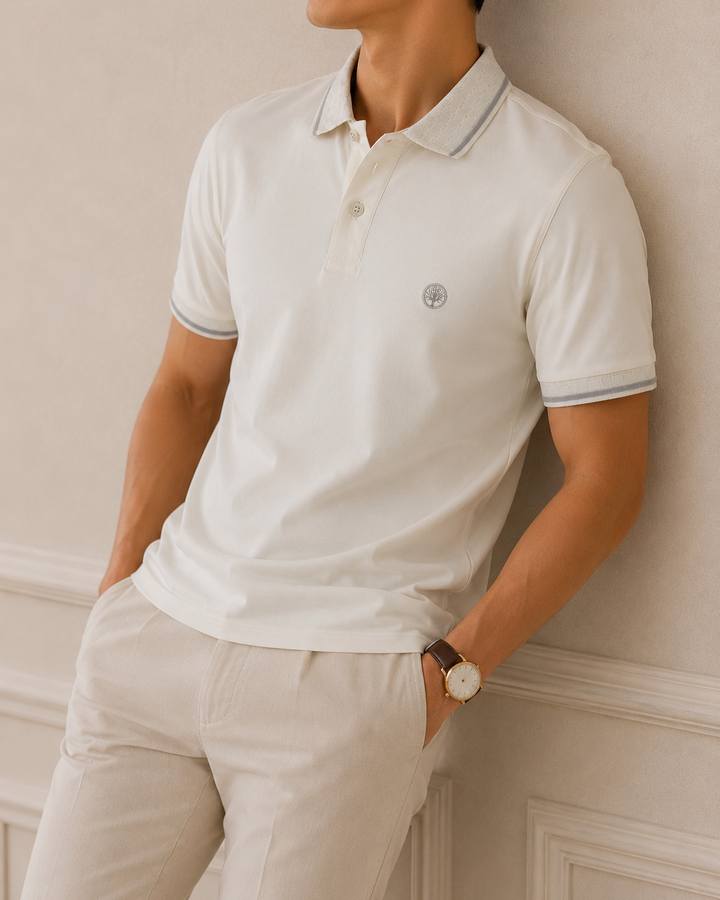 polo tela fría hombre
