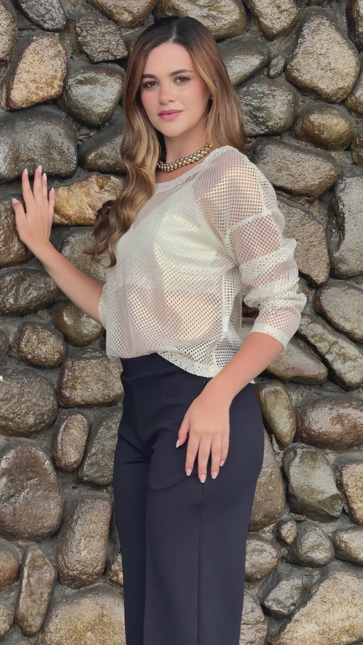 Blusa Aura Lúmina Malla