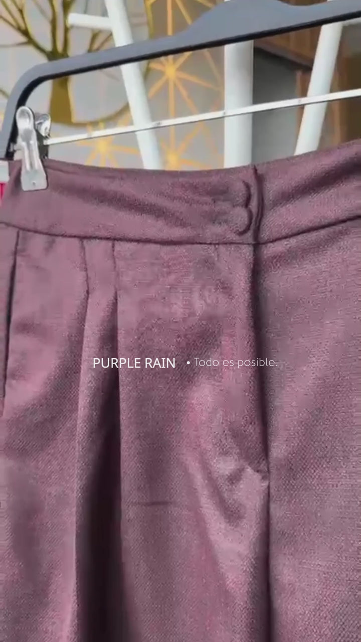 Pantalón Dama Balloon Texturizado Sastre