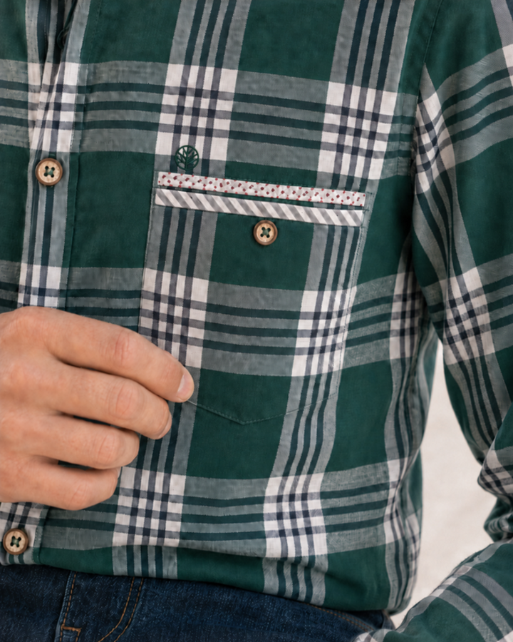 Camisa Hombre Cuello Neru de Gamusa
