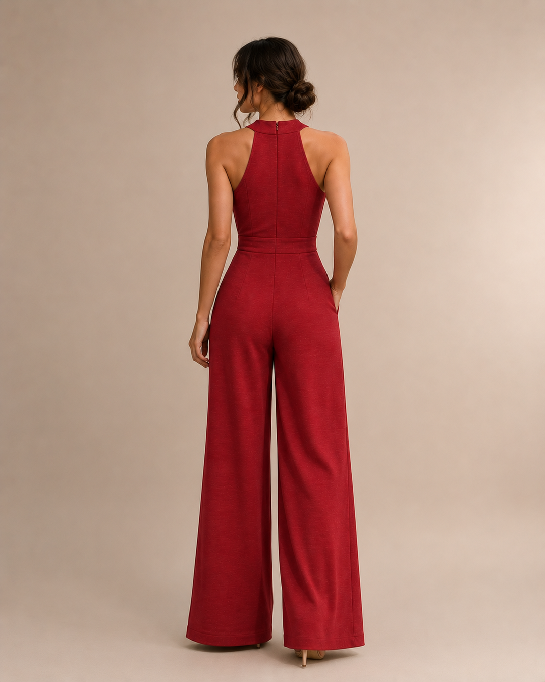 Enterizo Halter Bota Amplia