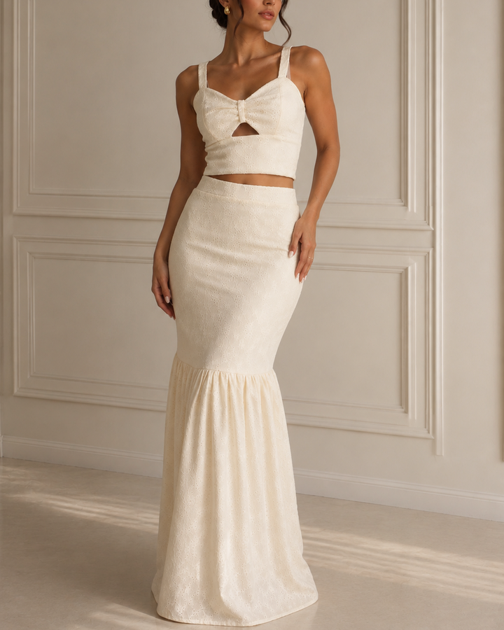 conjunto falda y top