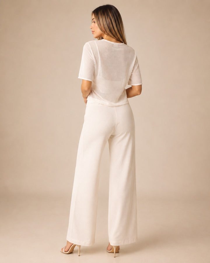 set de dos piezas para mujer blusa y pantalón