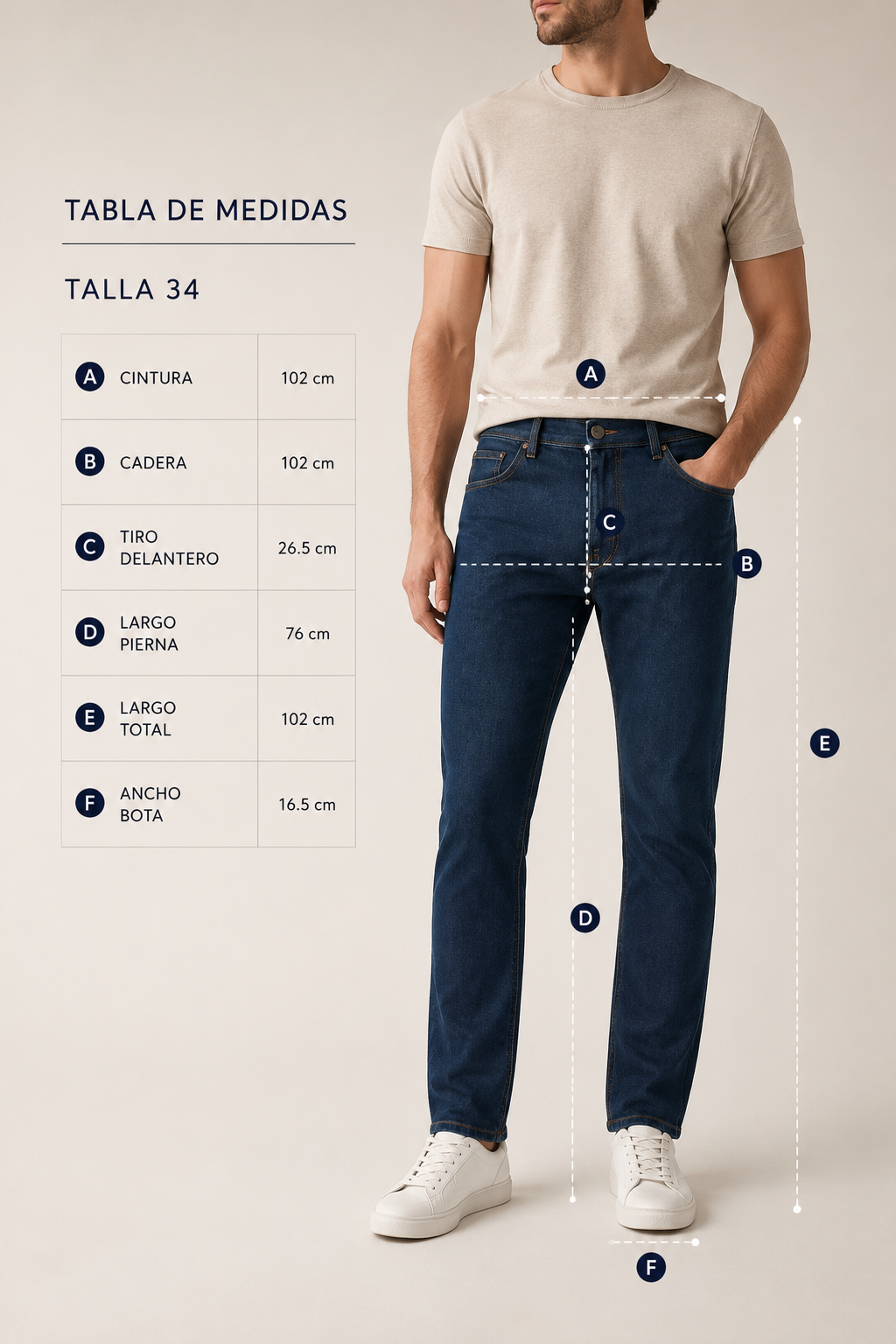 Jean Hombre Azul Índigo Texturizado Premium | Slim Fit Old Money | Purple Rain