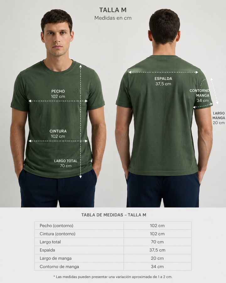 Camiseta Esencial Pima Cuello Redondo
