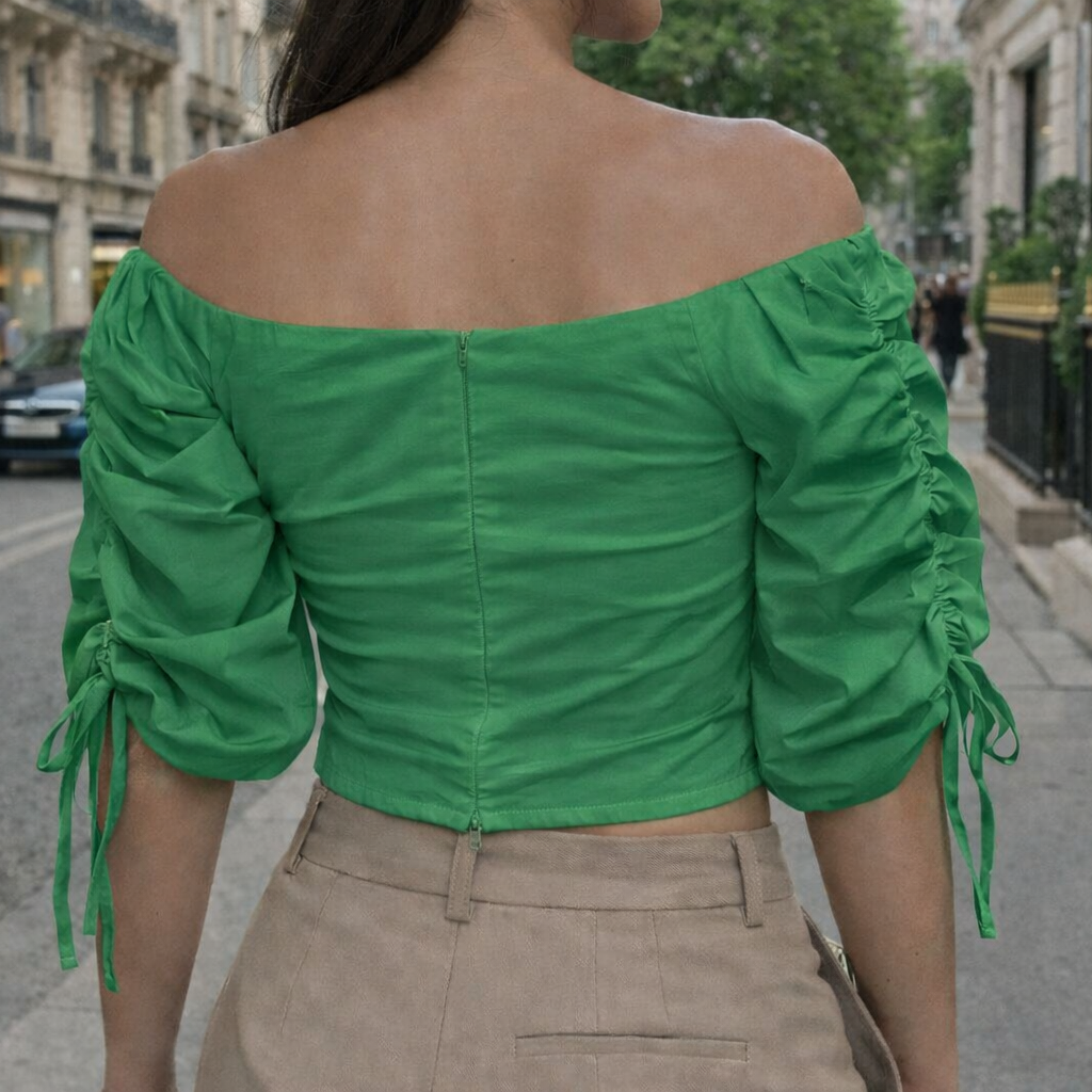 Top Odette Cotton - Purple Rain