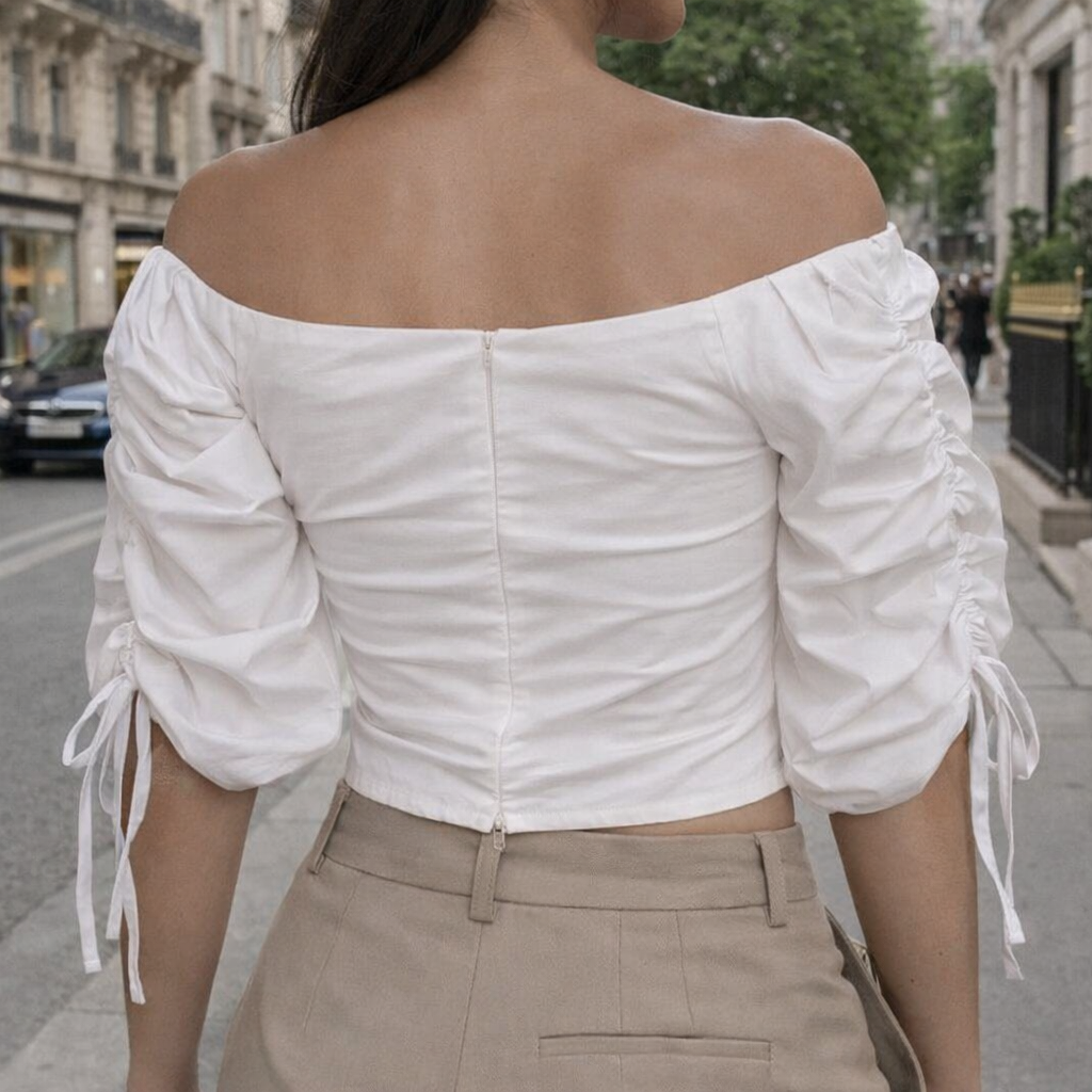 Top Odette Cotton - Purple Rain