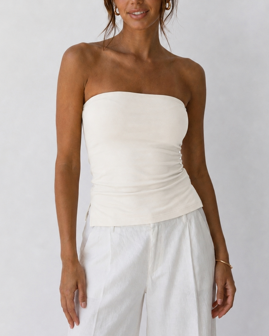 top fruncido mujer