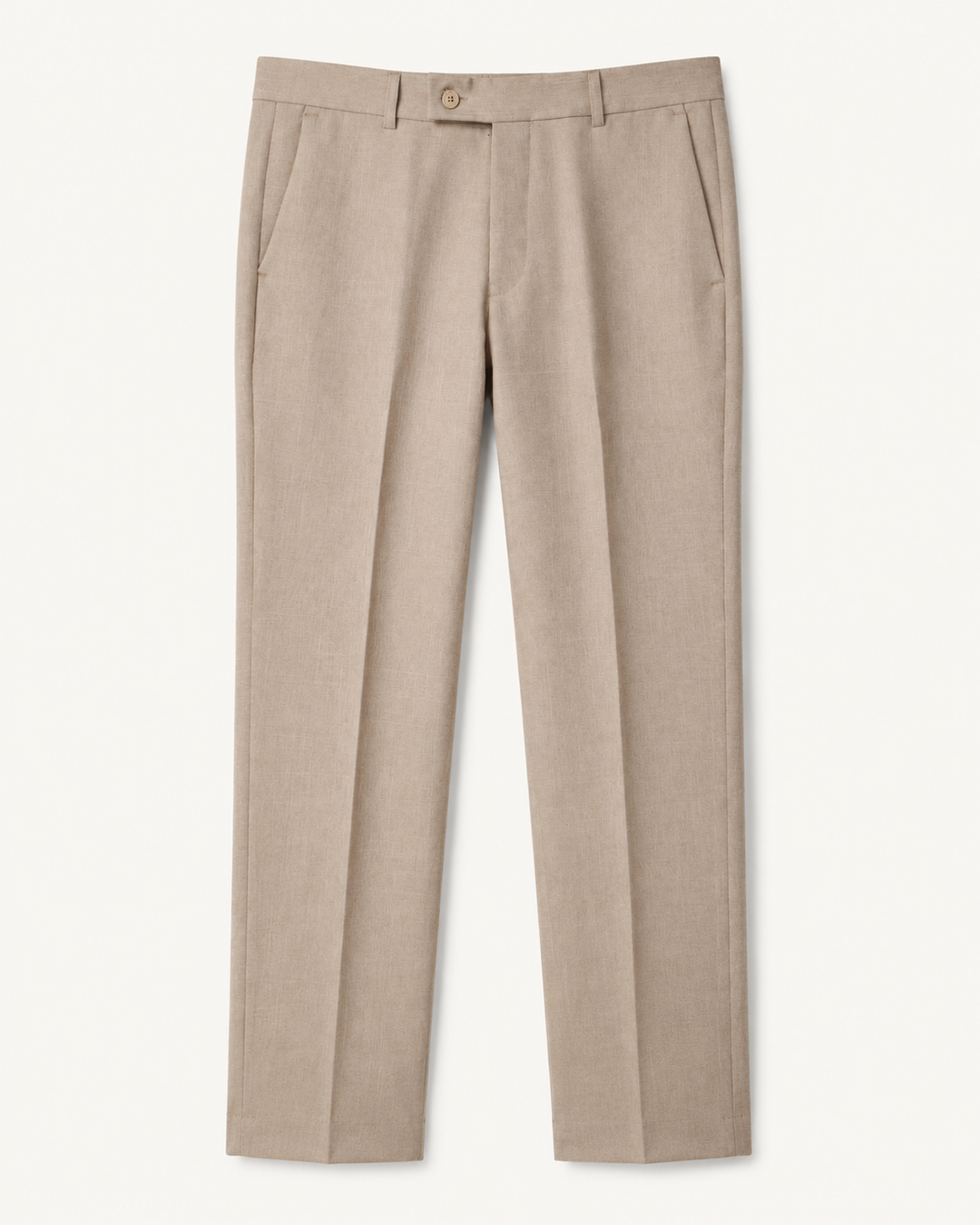 Traje Hombre Slim Fit Tipo Paño con Coderas. Beige - Purple Rain