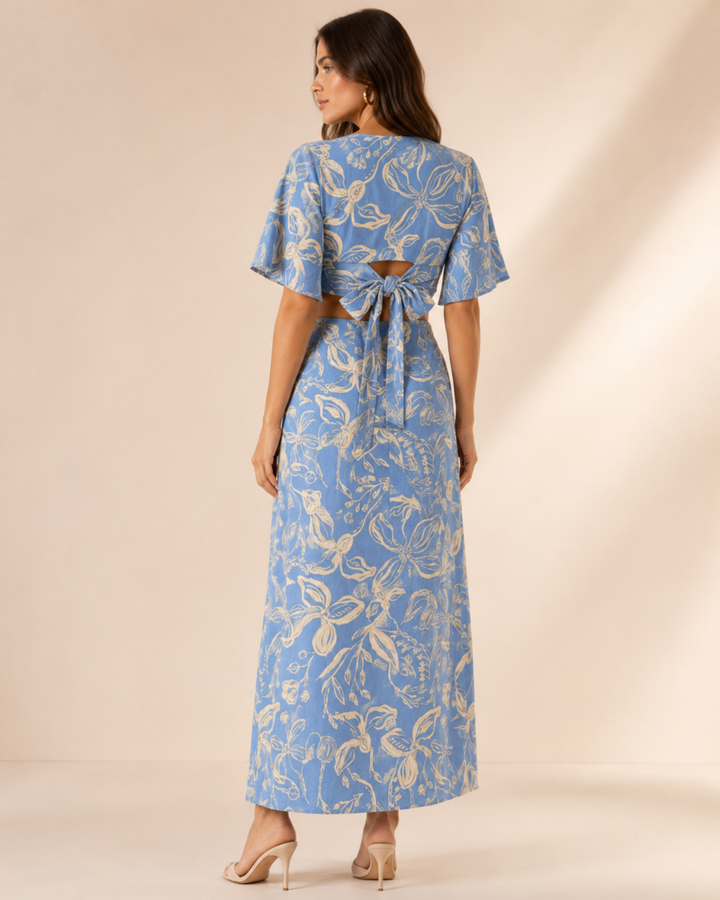 vestido floral elegante online
