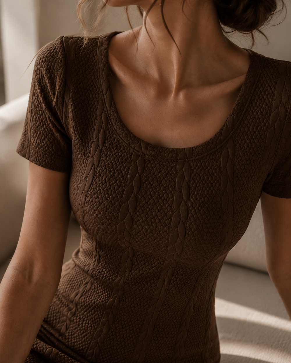 vestido stretch mujer