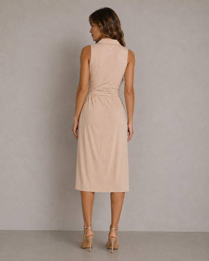 vestido entallado en cintura